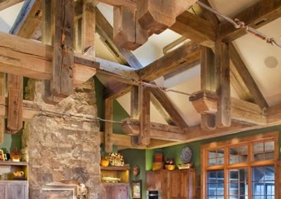 Combined Timber Crafts Colorado Mountain Residence
