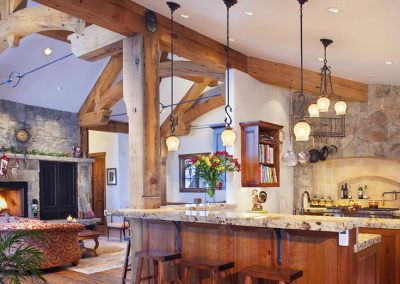 Mt Crested Butte CO Residence Combined Timber Crafts
