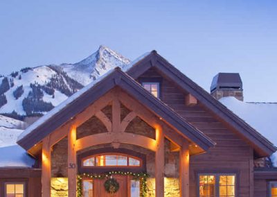Mt Crested Butte CO Residence Combined Timber Crafts